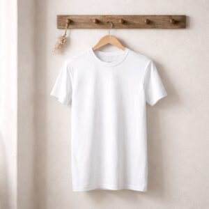 camiseta manga corta blanca