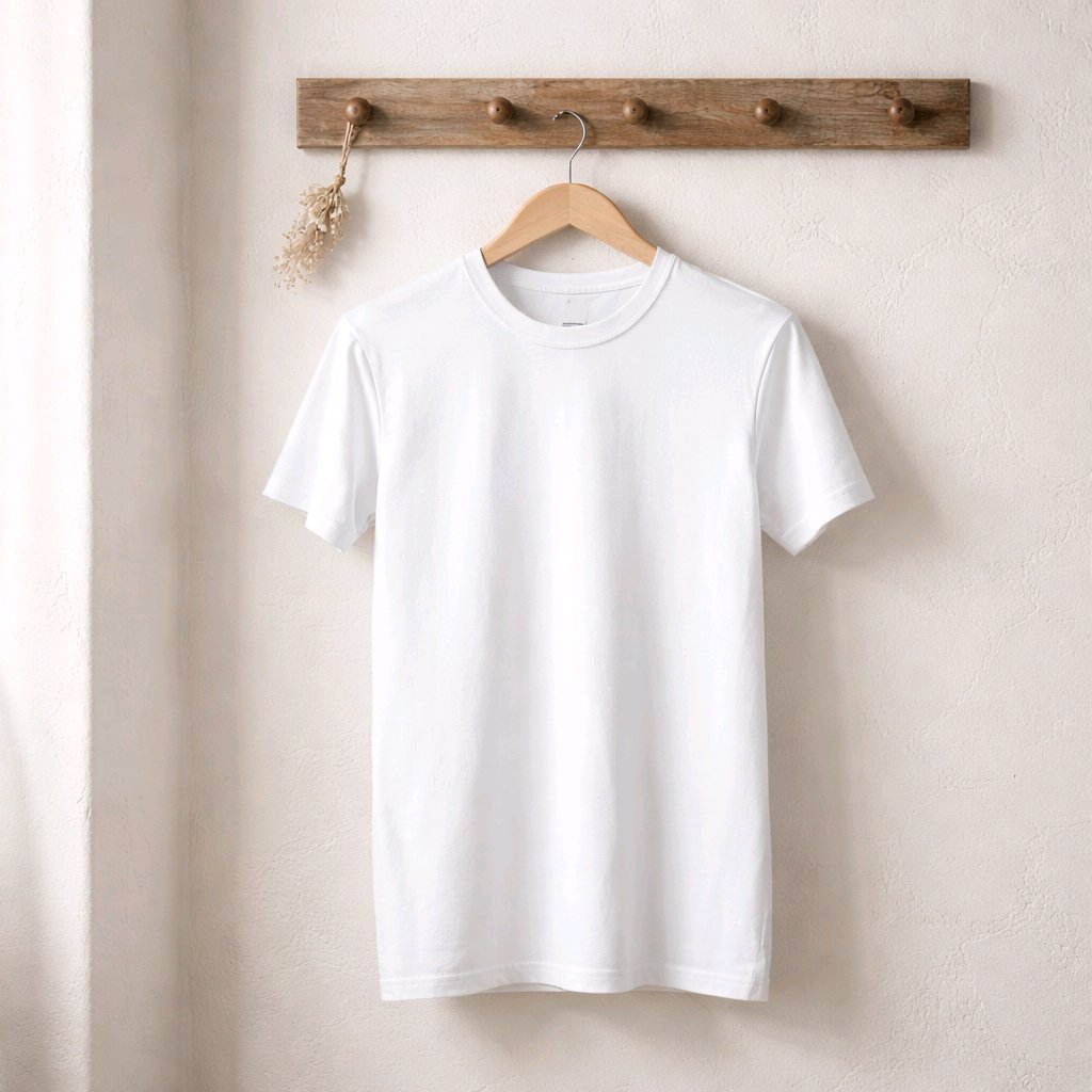 camiseta manga corta blanca