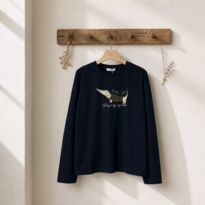 Camiseta m/l Azul